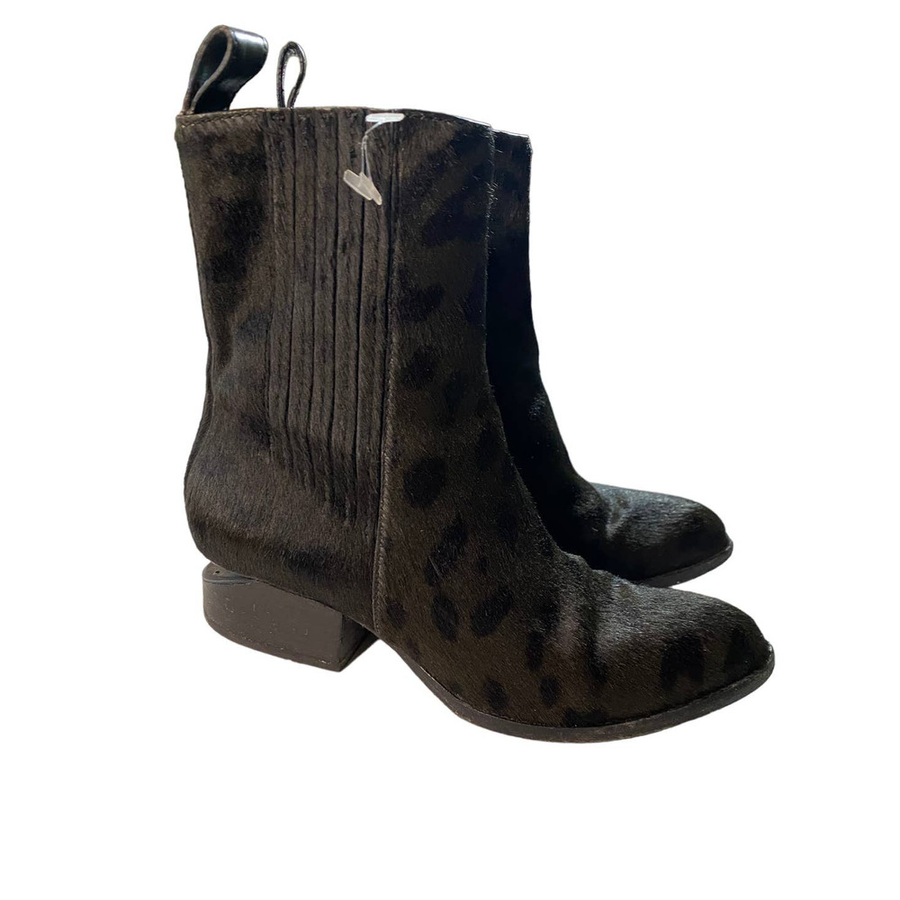 ALEXANDER WANG Kori Calf Hair Ankle Boots Women's Size 37 (US 7)